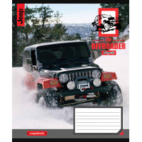 Зошит шкільний А5/96 лінія 1В The offroader зошит дя записів набір 5 шт. (766503)