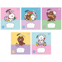 Зошит шкільний А5/12 лінія Line Friends набір 25 шт (766949)