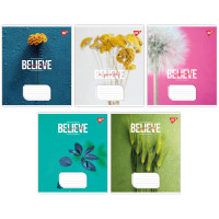 Тетрадь школьная Believe in yourself А5 48 листов линия YES (767123)