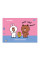 Зошит для малювання А4 28 скоба з перфорацією Line Friends YES (130605)