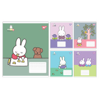 Зошит учнівський шкільний Miffy Spring А5 12 аркушів коса лінія YES (767626)