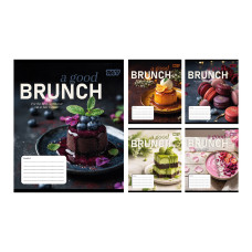 Зошит шкільний Yes Brunch А5 36 аркушів лінія (769103)