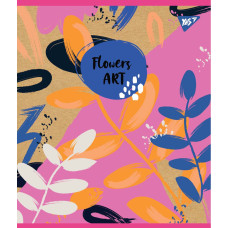 Тетрадь школьная А5 18 линия YES Flowers Art Крафт набор 10 шт. (765090)