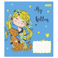 Зошит шкільний А5/12 кос. 1В Happy girl Зошит шкільний учнів. набір 25 шт (765766)