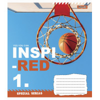 А5/48 кл. 1В Inspired Зошит шкільний дя записів набір 10 шт (765992)