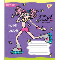 А5/12 лін. YES GROOVY CHICK зошит учн. набір 25 шт. код: 764501