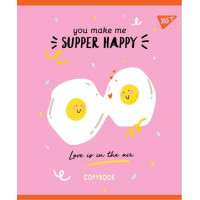 Зошит шкільний А5 12 Кл. YES Happy набір 10 шт (764203)