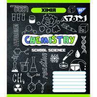 Зошит шкільний А5 48 Кл. YES Хімія (Doodle Board) набір 5 шт (764850)