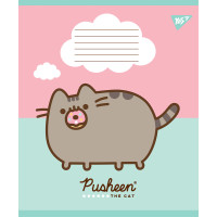 Тетрадь школьная А5/12 коса YES Pusheen (766196)