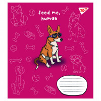 Тетрадь школьная А5/12 линия Yes Feed me набор 25 шт (766543)