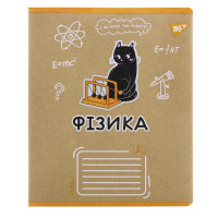 Зошит предметний ФІЗИКА Black cat 48 аркушів клітинка YES (767463)