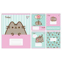 Зошит учнівський шкільний Pusheen Candy А5 12 аркушів лінія YES (767598)
