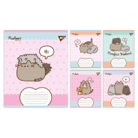 Зошит учнівський шкільний Pusheen Weekend А5 12 аркушів лінія YES (767608)
