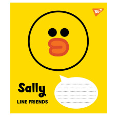 Зошит шкільний А5/12 лінійка YES Line Friends набір 25 шт. (766203)