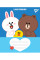Зошит шкільний А5/12 лінійка YES Line Friends набір 25 шт. (766203)