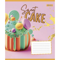 Тетрадь школьная А5/18 линия 1В Sweet cake набор 25 шт. (766342)