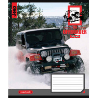 Зошит шкільний А5/48 лінія 1В The offroader зошит дя записів набір 10 шт. (766453)