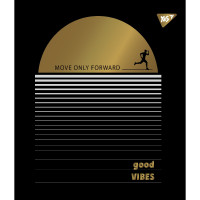 Тетрадь школьная А5 96 клітинка Good vibes YES (766903)