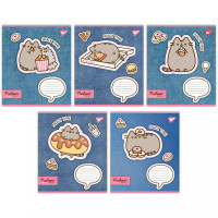 Зошит шкільний А5/12 коса лінія Yes Pusheen набір 25 шт (767213)