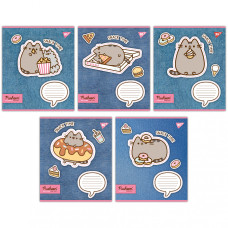 Тетрадь школьная А5/12 косая линия Yes Pusheen набор 25 шт (767213)