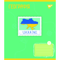 Зошит предметний ГЕОГРАФІЯ Ukraine forever 48 аркушів клітинка YES (766778)