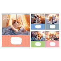 Зошит учнівський шкільний Pets Frinds А5 12 аркушів лінія 1 Вересня (768067)