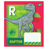 Тетрадь школьная А5/12 коса YES Jurassic World (766200)