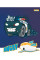 Зошит шкільний А5/12 клітинка 1В Angry car набір 25 шт. (766261)