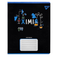 Зошит предметний ХІМІЯ Black 48 аркушів клітинка YES (767465)