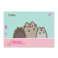 Зошит для малювання А4 12 скоба з перфорацією Pusheen YES (130588)