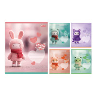 Зошит шкільний 1Вересня Kawaii notebook А5 12 аркушів клітинка (768737)