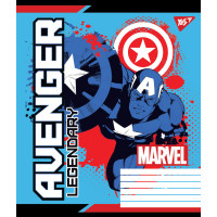 Тетрадь школьная А5 12 косая YES Avengers. Legends набор 25 шт. (765367)