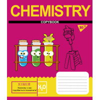 Зошит шкільний для записів А5/48 кл. ХІМІЯ (Cool school subjects) виб.гібрід.лак (765705)