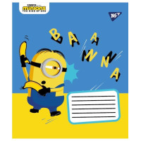 Тетрадь школьная А5/12 лінійка. YES Minions2 (766204)