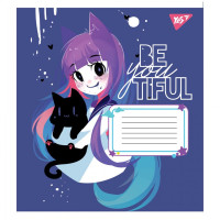 Тетрадь школьная А5/12 косая линия Yes BeYouTiful набор 25 шт (766557)