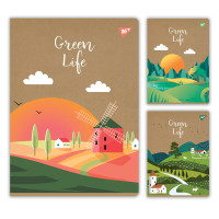 Зошит для записів Green life 48 А4 аркушів клітинка крафт YES (681999)