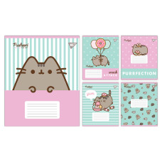 Зошит учнівський шкільний Pusheen Candy А5 18 аркушів лінія YES (767601)