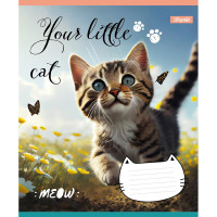 Зошит шкільний 1Вересня Your little cat 12 аркушів лінія (766537)