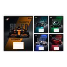 Зошит шкільний 1Вересня Nitro speed А5 36 аркушів клітинка (768998)
