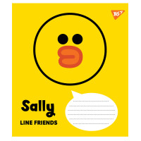 Зошит шкільний А5/12 коса YES Line Friends набір 25 шт. (766197)