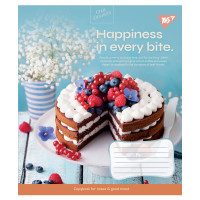 Зошит шкільний А5/18 клітинка YES Desserts набір 25 шт. (766325)