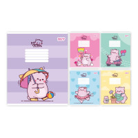 Зошит шкільний Yes Pembe the cat А5 18 аркушів клітинка (769090)