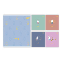 Зошит учнівський Yes Miffy Bunny А5 12 аркушів коса лінія (768599)