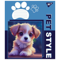 Тетрадь школьная А5/12 клетка YES Pet style набор 25 шт. (766274)