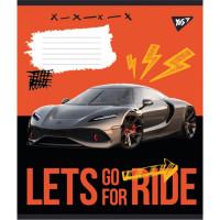 Зошит шкільний А5/12 коса лінія Yes Lets go for ride набір 25 шт (766559)