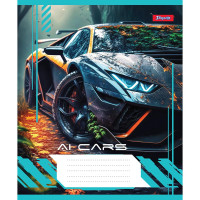 Зошит шкільний 1Вересня AI cars 96 аркушів клітинка 1 Вересня (766761)