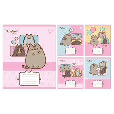 Зошит учнівський шкільний Pusheen Funny А5 12 аркушів лінія YES (767603)