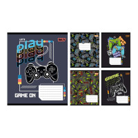 Зошит шкільний Yes Game А5 12 аркушів коса лінія (768666)