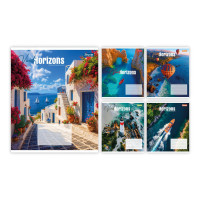 Зошит шкільний 1Вересня Vivid horizons А5 48 аркушів клітинка (768992)
