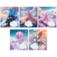 Тетрадь школьная А5/18 клетка Yes Let your dreams набор 25 шт (766971)